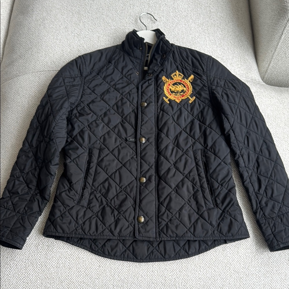 Ladies Ralph Lauren Sport Black Quilted Jacket (S)